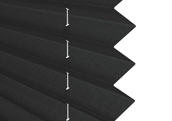 Solaris, Noir - Stick Fit Pleated Blind - Image 4
